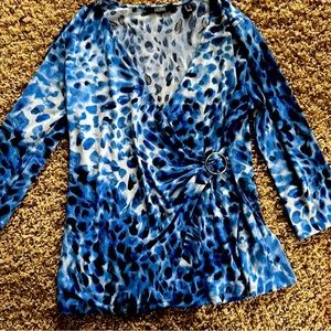 Dennis Basso top. NWOT…. Medium